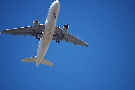 repülőgép, leszállás, Holiday, menet közben, repülőgépek zaja, utasszállító repülőgép, légi közlekedés