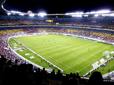 stadium, football, olympic stadium, crowd, sports, lawn, spectators