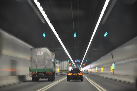 tunnel, highway, high speed