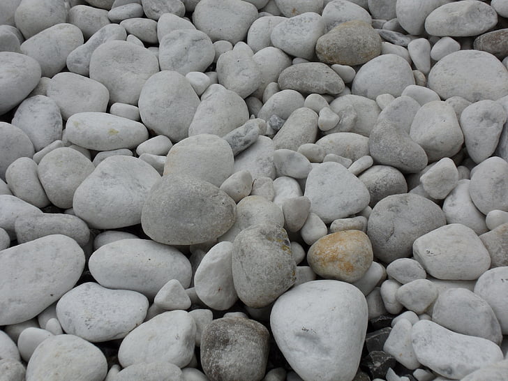 หินอ่อน, หินกรวด, กรวดหินอ่อน, ร่อง, สีขาว