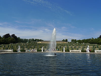 Sanssouci, Potsdam, Parc, font, arquitectura, Palau, Monument