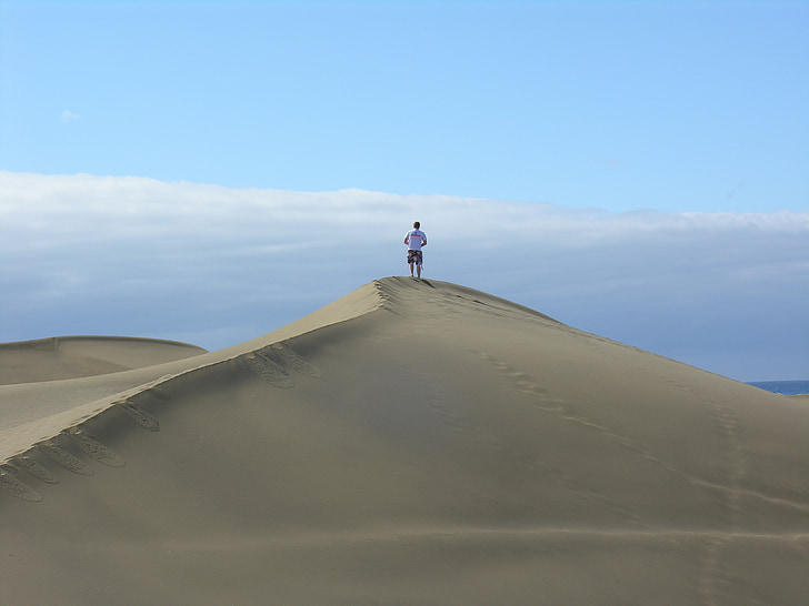 dykuma, smėlio, Kopa, Ispanija, kraštovaizdžio, lauko, tuščias