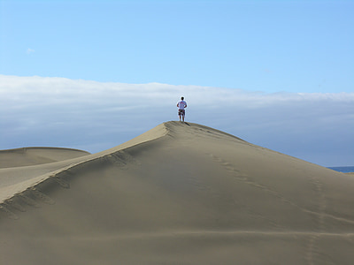 Pustynia, piasek, Dune, Hiszpania, krajobraz, odkryty, pusty