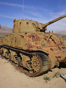 Sherman tangki, militer, kendaraan militer, WW2