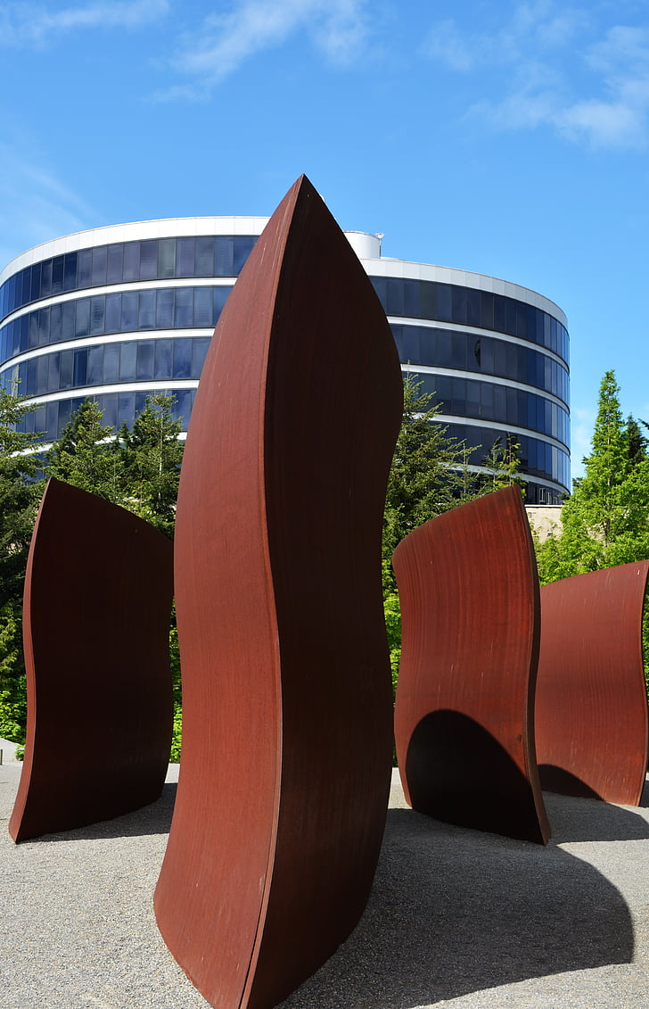 Olympic sculpture park, veistos, Art, Seattle, Seattlen taidemuseo, Richard serra, WC