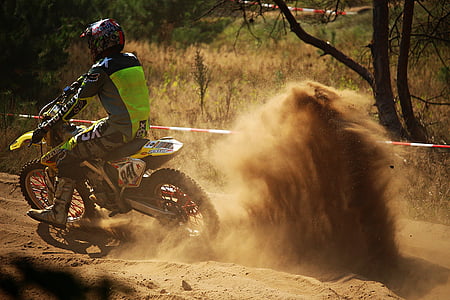 Motocross, Enduro, Sand, stoft, Motorsport, motorcykel, Cross