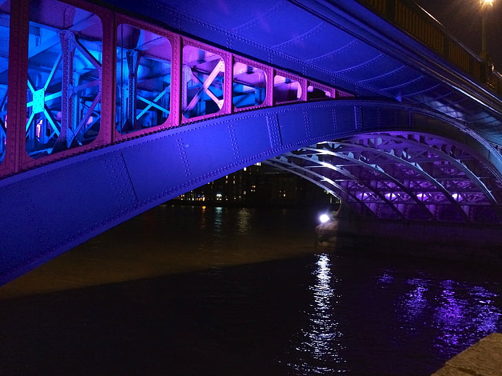 ponte, Rio Tâmisa, Londres, Rio, Thames, cidade, Inglaterra