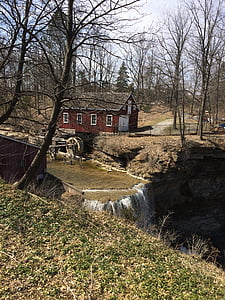 Mühle, Wasserfall, Natur, Durchfluss, Becken, Ontario