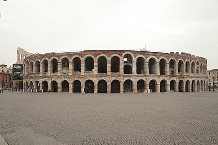 Verona, Arena, Monumento, Piazza, arte, storia, città