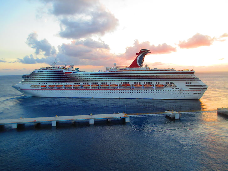 MV carnival glory, Carnival cruise, oceán, Já?, Karibská oblast, dovolená, výletní loď