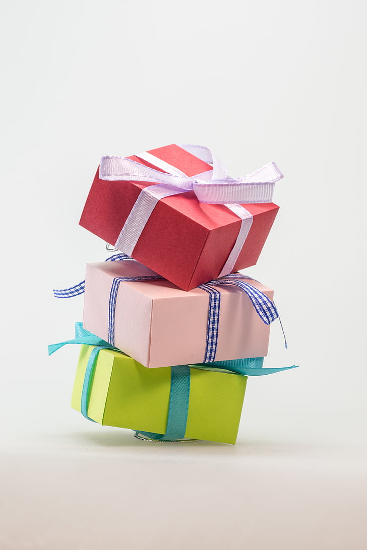vyrobené, darček, balík, slučka, paket slučky, Vianoce, Vianočné dekorácie