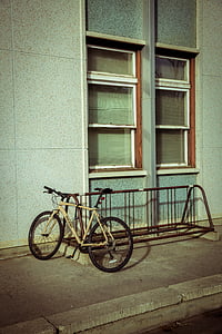 ποδήλατο, ποδήλατο, παράθυρο, παλιάς χρονολογίας, Ποδηλασία, μεταφορές, Ποδηλασία