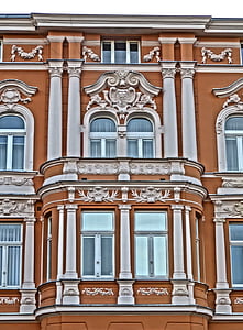 Stary port, Bydgoszcz, facade, bygning, arkitektur, udvendig, Windows