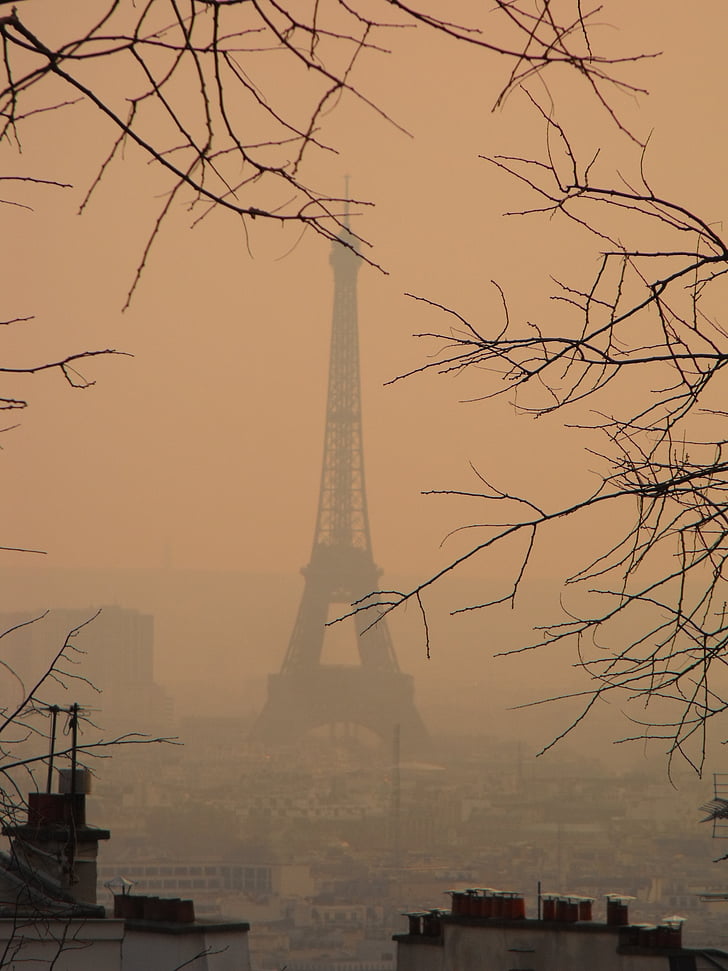 Paris, Smog, Eiffelturm, Tourismus, Tour