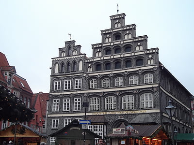 Lüneburg, casa, carcassa, arquitectura, història, renom, Europa