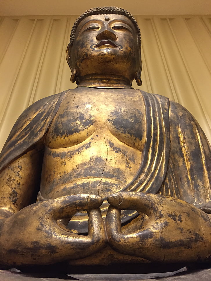 Buddha, staty, religion, Amitābha, skulptur, Asia, antika