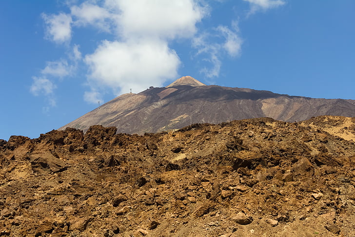 vulkan, Teide, Teneriffa, Kanarieöarna
