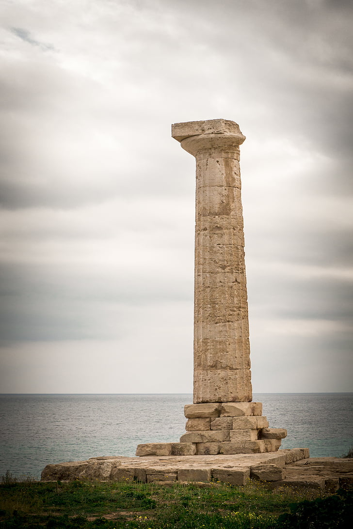 Capo colonna, Crotone, Italie, Calabria, sud de l’Italie, Grèce, antique