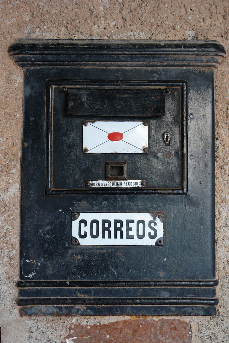 ancien poste de boîte aux lettres, Vintage, Retro