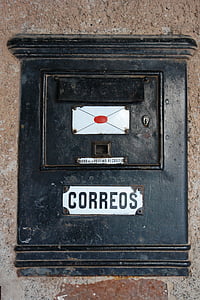 alten Postfach post, Jahrgang, Retro