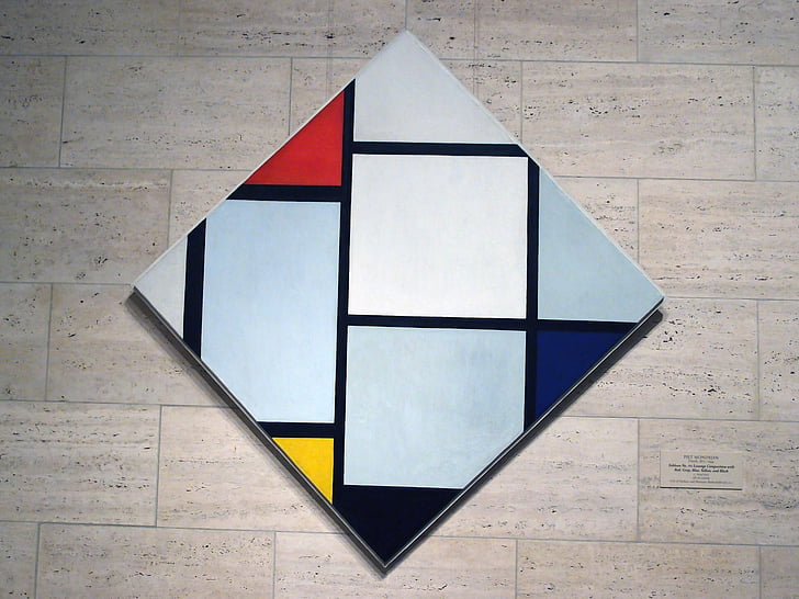 Washington, d.c., District Of columbia, DC, Architektur, nationale Kunstgalerie, Piet Mondrian, Hintergründe