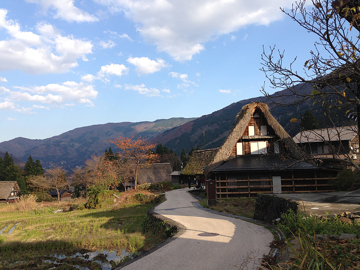 Toyama, gassho-stil, ainokura, landsbyen, verdensarv, 11