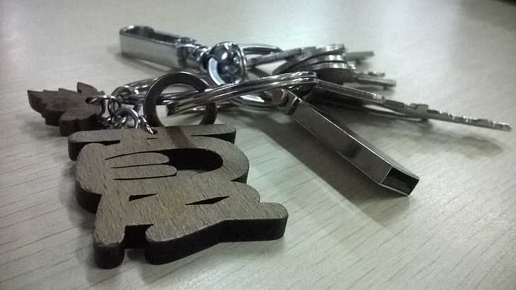 keys, chinese character, summer, a bunch of