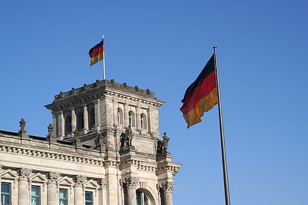 Reichstag, Tyskland, gammal byggnad, Berlin, Parlamentet, byggnad, gamla