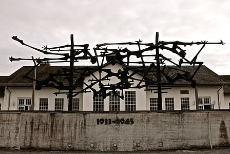 Dachau, koncentrációs tábor, történelmi, Németország, háború, náci, világ