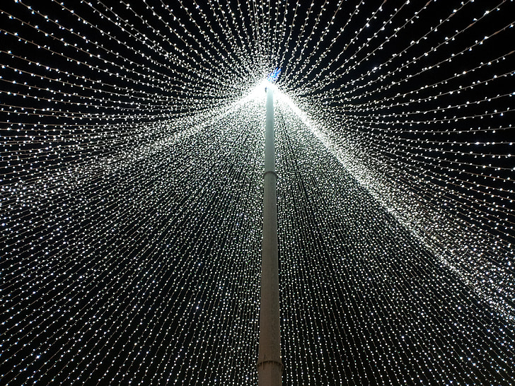 Timisoara, jul, lys, City, nat, baggrunde, abstrakt