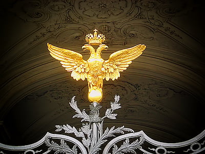 ramiona, ornament, Port, Pałac zimowy, Piotr, Rosja