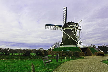 Windmill, vindkraft, de hoop, Elspeet