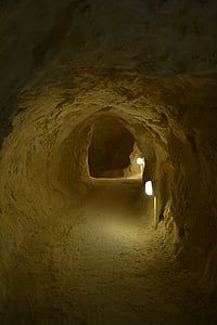 Grotta, Israele, roccia, scuro