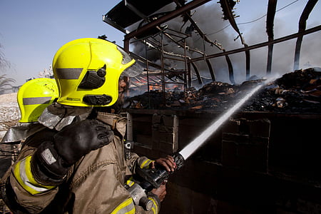 trường hợp khẩn cấp, nguy hiểm, lính cứu hỏa, đốt cháy, chữa cháy