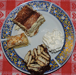 Tiramisu, Milé, jídlo, tabulka, řebříček obecný, čokoláda, Cream