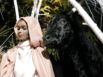 Maria med oxe, Hertogenbosch, Julkrubba