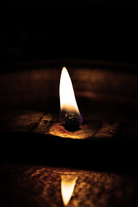 fiamma, Lampada di Tempio, Lampada a olio, olio, luce, riflessione dello sri lanka, Mawanella