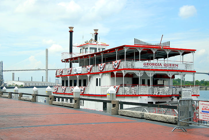 Riverboat, Tourisme, vacances, rivière, bateau, eau, voyage