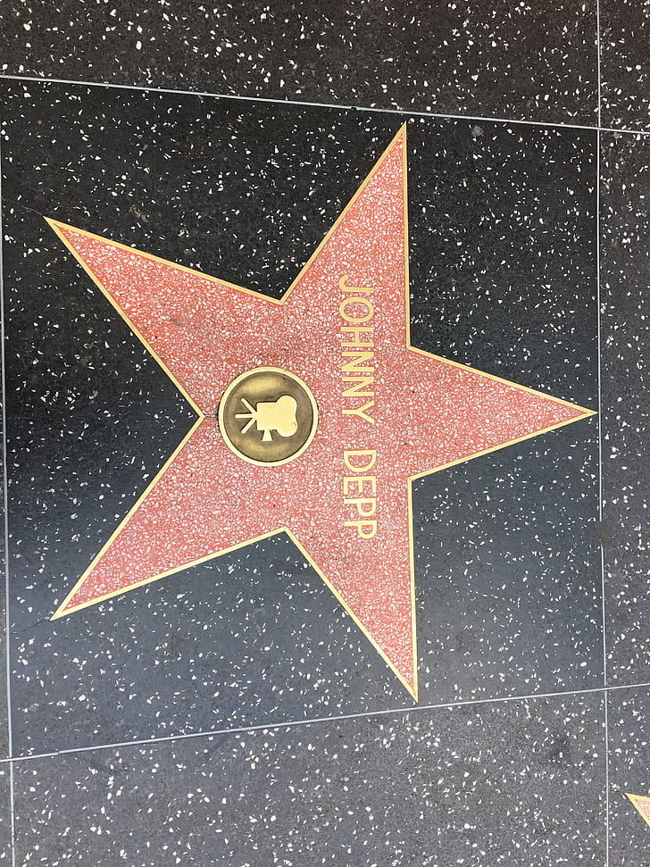 Star, Fame, Los angeles, Californie, Hollywood, allée des célébrités, à pied