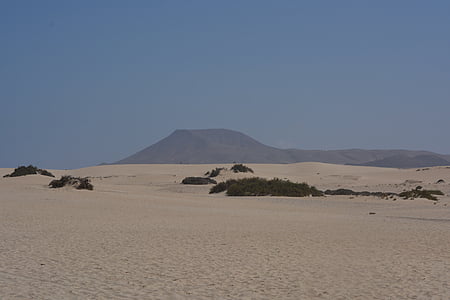 Pustynia, piasek, Natura, krajobraz, Fuerteventura, wakacje, podróży