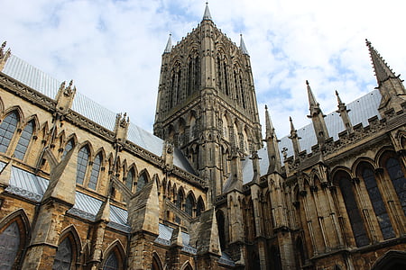 Cathedral, Gothic, veža, kostol, stredovek, stredoveké, Sky