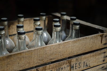 caixa, cerveja, vintage, antiguidade, álcool, contrabando, madeira