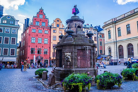 Stokholmas, Švedija, Architektūra, Miestas, Skandinavijos šalyse, pastatas, Europoje
