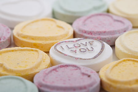 bánh kẹo, đầy màu sắc, thực phẩm, Nhóm, trái tim, Yêu, lãng mạn