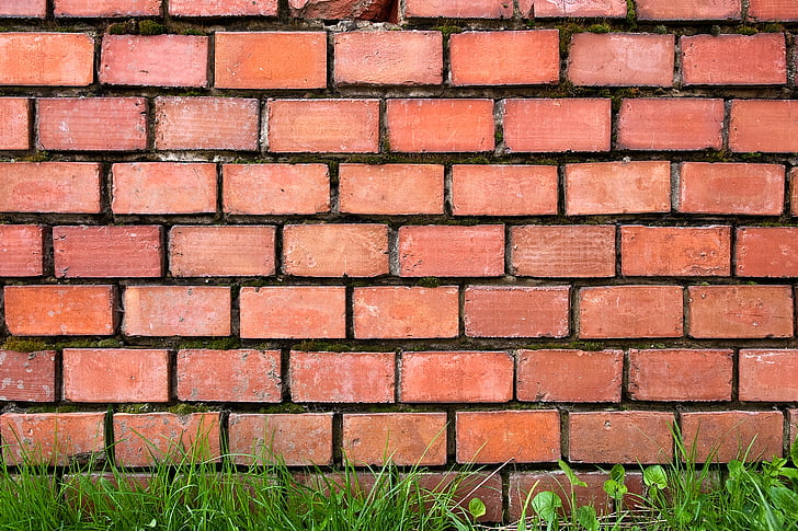brick, wall, red, brick wall, break, brick texture, blocks