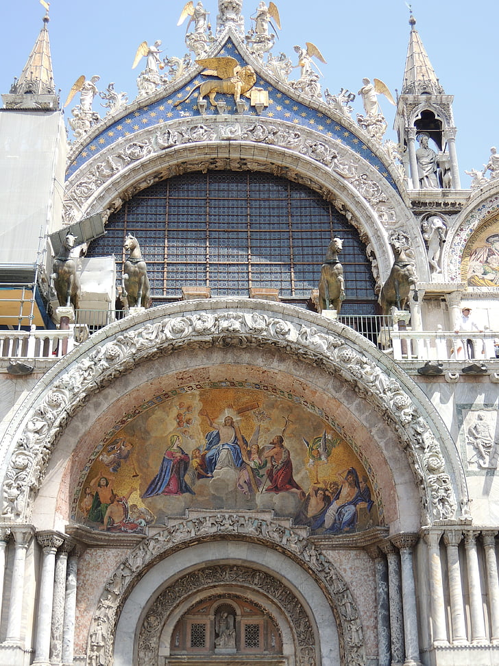 Venezia, Talia, Rialto, kirke, katedralen, arkitektur, byen