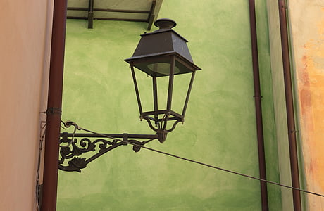 italy, sardinia, bosa, streetscene, light, lantern
