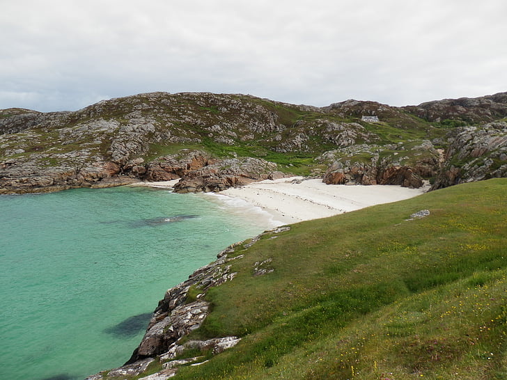 the scotland, sea, wind, landscape, bay, beach, north