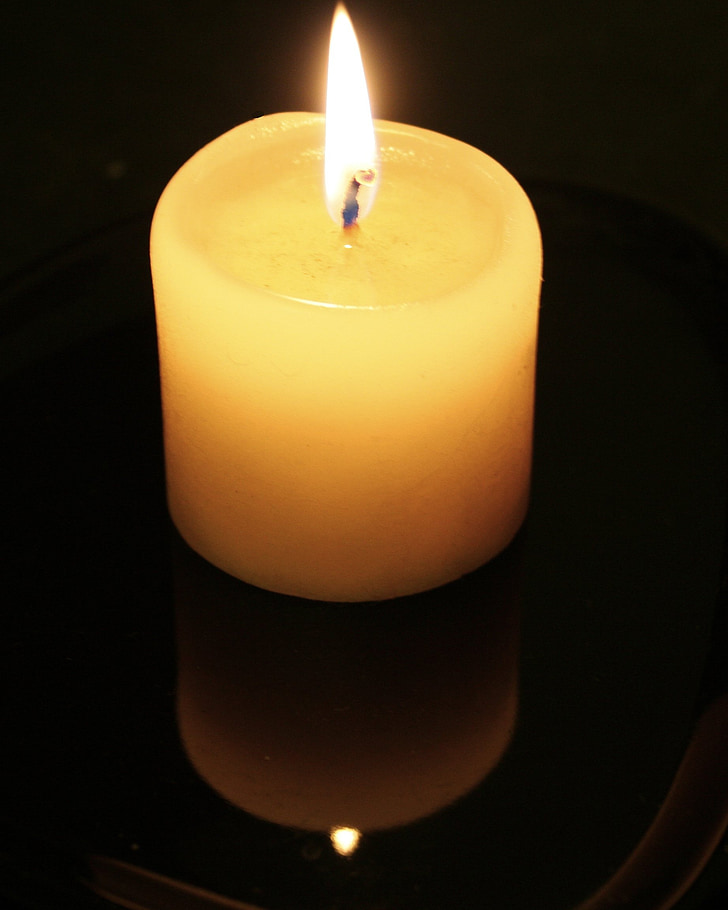 žvakė, liepsna, šviesos, gaisro, tamsus, deginimas, vaškas