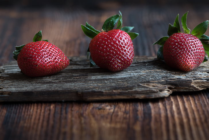 maasikad, punane, küps, Armas, terve, looduslik toode, maitsev